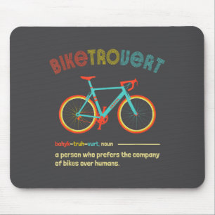 Alfombrilla De Ratón Bicicleta de Grava Biketrovert Cita Divertida de C