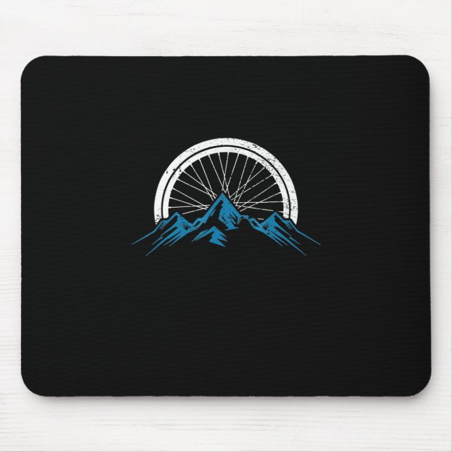 Alfombrilla De Ratón Bicicleta de montaña Vintage MTB (Frente)