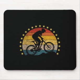 Alfombrilla De Ratón Bicicleta de montaña vintage Mtb ciclismo de desce