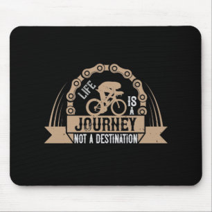 Alfombrilla De Ratón Bicicleta - La vida es un viaje