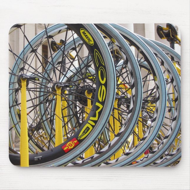 Alfombrilla De Ratón Bicicleta Mousepad (Frente)