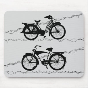 Alfombrilla De Ratón Bicicleta Negro 1