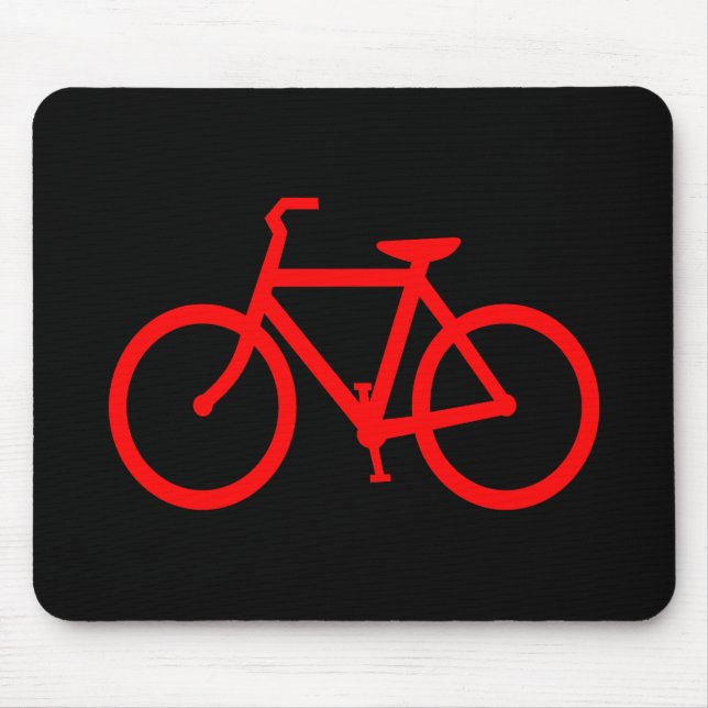 Alfombrilla De Ratón Bicicleta roja (Frente)