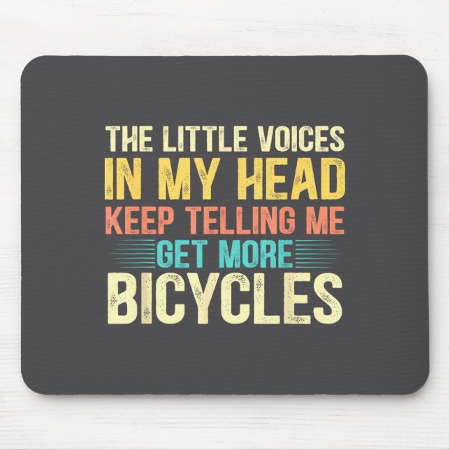 Alfombrilla De Ratón Bicycle Lover Funny Quote Cycling Humor  (Frente)