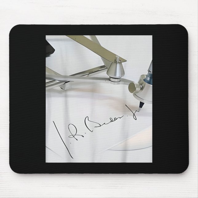 Alfombrilla De Ratón Biden Autopen Signature Funny  (Frente)