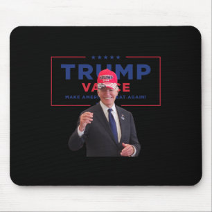 Alfombrilla De Ratón Biden Usa Mega Gorra Trump Vance Hacer América Gra