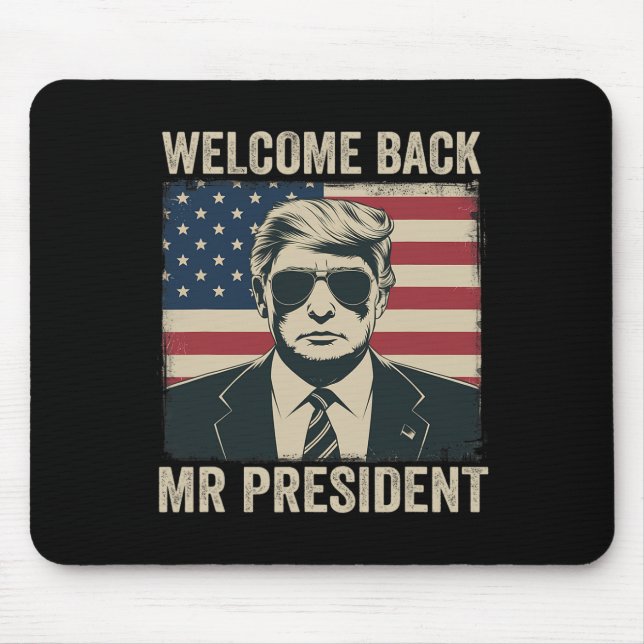 Alfombrilla De Ratón Bienvenida del Sr. Presidente Donald Trump Victori (Frente)
