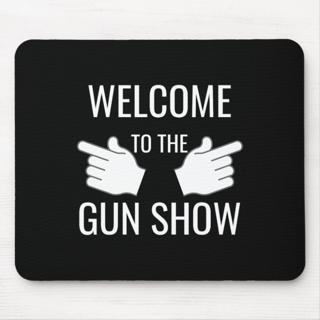 Alfombrilla De Ratón Bienvenida Graciosa A La Construcción Del Cuerpo D (Frente)