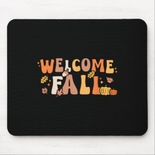 Alfombrilla De Ratón Bienvenida Retro Otoño Hola Temporada Otoño Sale M