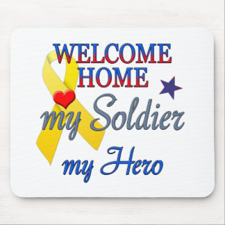 Alfombrilla De Ratón Bienvenido a casa mi soldado mi héroe