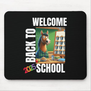 Alfombrilla De Ratón Bienvenido De Nuevo Al Pegatina De La Escuela 2025