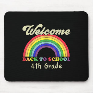 Alfombrilla De Ratón Bienvenido De Vuelta A La Escuela De 4º Grado Estu