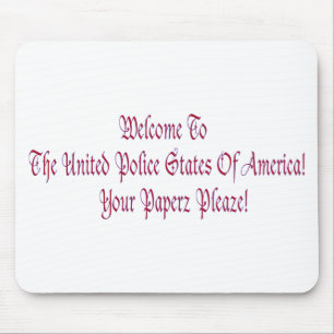 Alfombrilla De Ratón Bienvenidos a los Estados Unidos de América