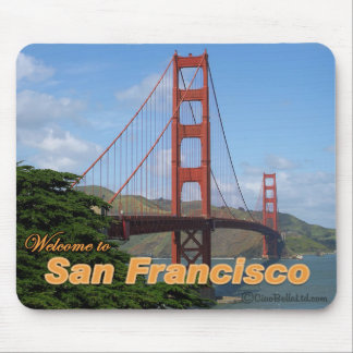 Alfombrilla De Ratón Bienvenidos a San Francisco - Puente Golden Gate
