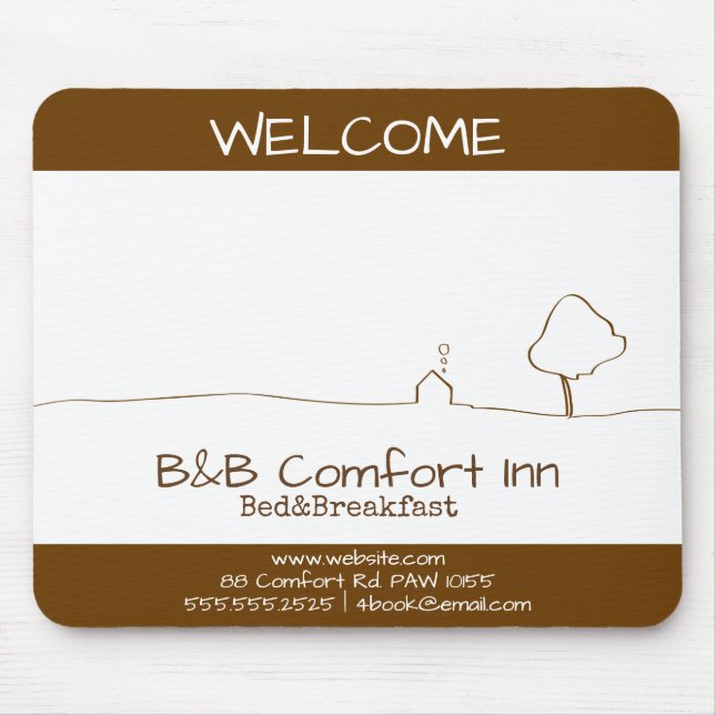 Alfombrilla De Ratón Bienvenidos al Comfort Inn (Frente)