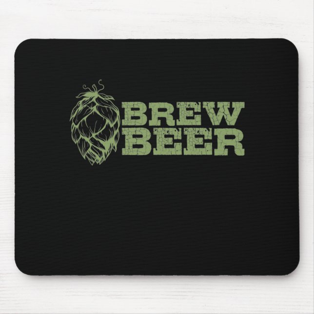 Alfombrilla De Ratón Bier Hopfen und Malz Bierbrauen (Frente)