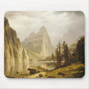 Alfombrilla De Ratón Bierstadt Albert Merced River Yosemite Valley