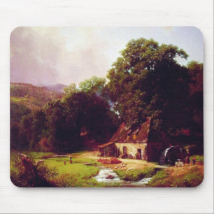Alfombrilla De Ratón Bierstadt Albert The Old Mill