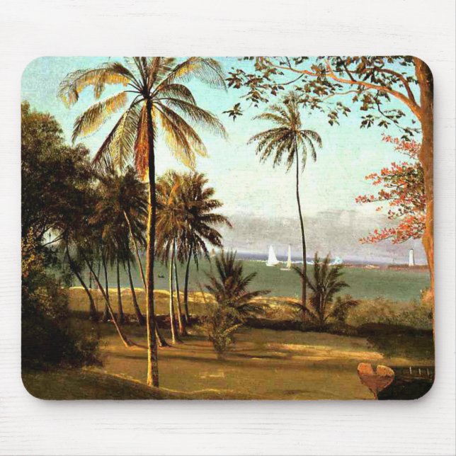 Alfombrilla De Ratón Bierstadt - Escena de Florida (Frente)