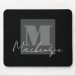 Alfombrilla De Ratón Big Bold Monograma Mousepad<br><div class="desc">Gran audaz monograma personalizado.</div>