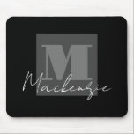 Alfombrilla De Ratón Big Bold Monograma Mousepad<br><div class="desc">Gran audaz monograma personalizado.</div>