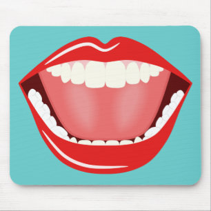 Alfombrilla De Ratón Big Mouth Guay Mouse Pads Funny Mousepads Cute