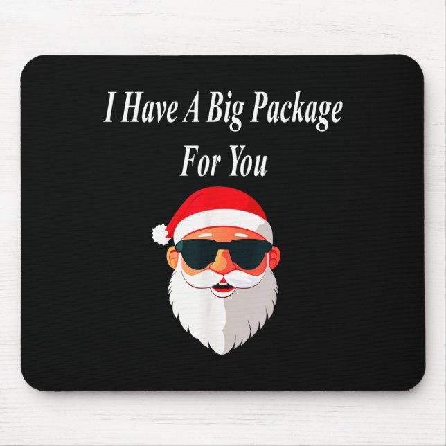 Alfombrilla De Ratón Big Package Christmas Funny Naughty Dirty Raunchy  (Frente)