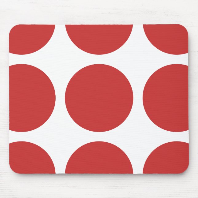 Alfombrilla De Ratón Big Polka Dots Mousepad (Frente)
