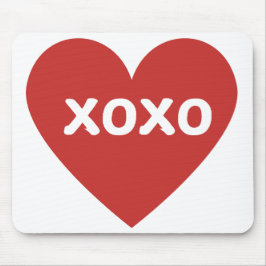 Alfombrilla De Ratón Big Red Heart Mouse Pad