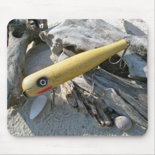 Alfombrilla De Ratón Big Snook Vintage Lure Mousepad