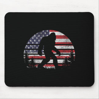 Alfombrilla De Ratón Bigfoot 4 de julio bandera estadounidense de EE. U