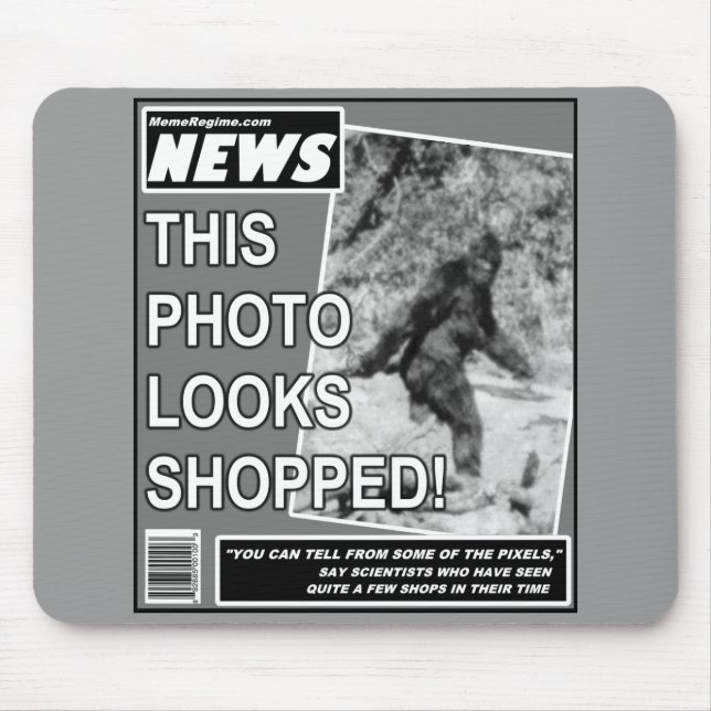 Alfombrilla De Ratón Bigfoot Bamboozlement (Frente)