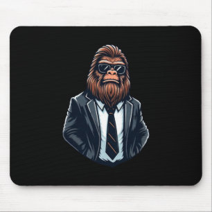 Alfombrilla De Ratón Bigfoot Businessman - Guay Funny Sasquatch