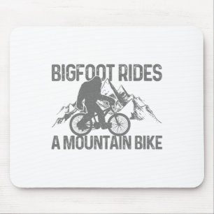 Alfombrilla De Ratón Bigfoot Monta Una Bicicleta De Montaña Divertido M