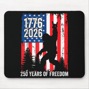 Alfombrilla De Ratón Bigfoot patriótico 250 años de libertad usa 250º