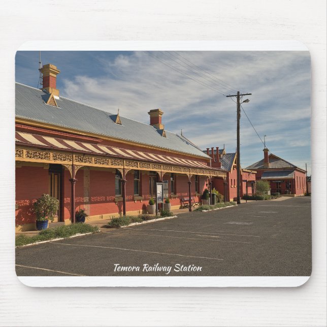 Alfombrilla De Ratón bigote cuadrado (Frente)