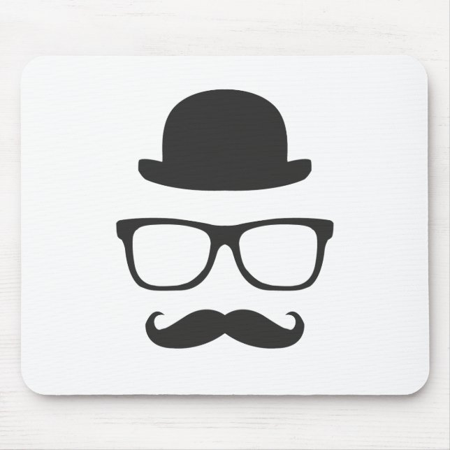 Alfombrilla De Ratón Bigote muy inglés (Frente)
