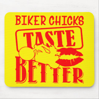 Alfombrilla De Ratón Biker Chicks Taste Better  #USAPatriotGraphics  ©