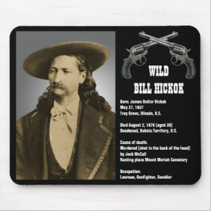 Alfombrilla De Ratón Bill Hickok Mousepad