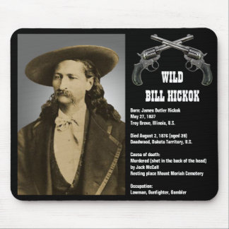 Alfombrilla De Ratón Bill Hickok Mousepad