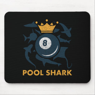 Alfombrilla De Ratón Billar de billar de tiburones Billiards Billiards 