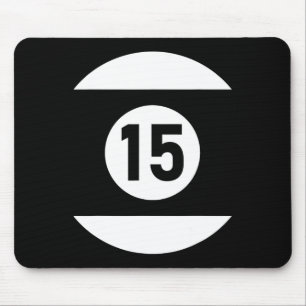 Alfombrilla De Ratón Billar Ll 15 Coincidiendo Billiards Regalo Hallowe