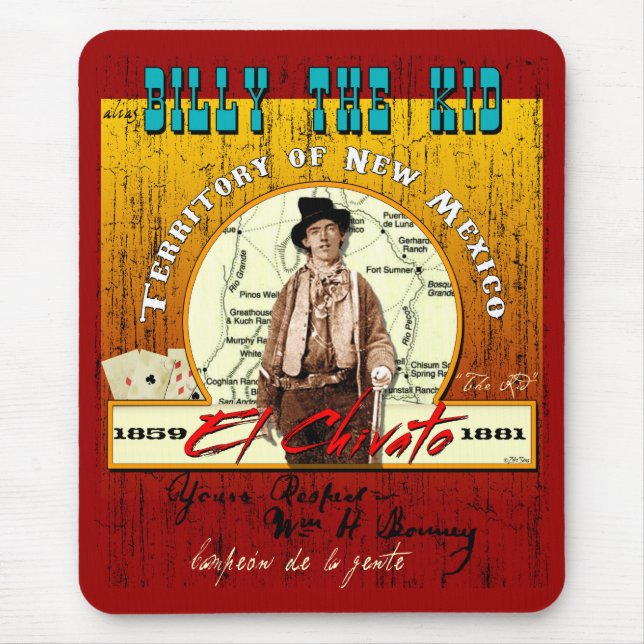 Alfombrilla De Ratón Billy el niño (Frente)