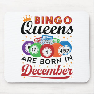 Alfombrilla De Ratón Bingo Bingo Queens nace en diciembre