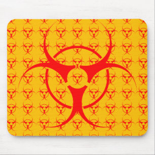 Alfombrilla De Ratón Bio-hazard Mousepad advertencia de peligro biológi