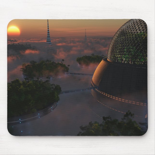 Alfombrilla De Ratón Biodome Mousepad (Frente)