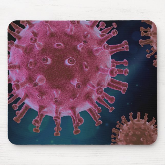 Alfombrilla De Ratón Biología del virus Covid (Frente)