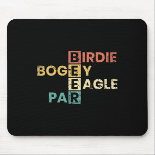 Alfombrilla De Ratón Birdie Bogey Eagle Par Beer Funny Golf