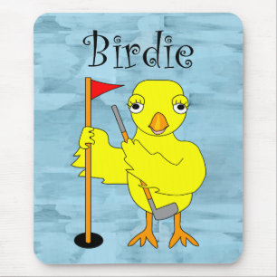 Alfombrilla De Ratón Birdie Golfer Chick