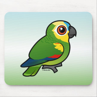 Alfombrilla De Ratón Birdorable Azul-afrontó el loro